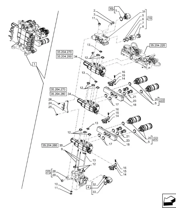 87396829 - Распределительный клапан